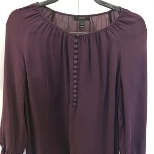 J. CREW 100% Silk Blouse